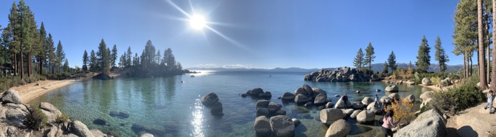 sun star over Lake Tahoe  - a reminder tp look for groovy vibes - always and align yourself accordingly
